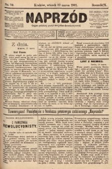 Naprzód : organ polskiej partyi socyalno-demokratycznej. 1901, nr 70