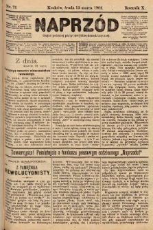 Naprzód : organ polskiej partyi socyalno-demokratycznej. 1901, nr 71
