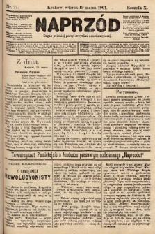 Naprzód : organ polskiej partyi socyalno-demokratycznej. 1901, nr 77