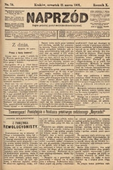 Naprzód : organ polskiej partyi socyalno-demokratycznej. 1901, nr 79