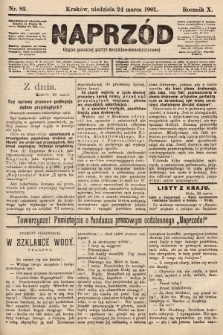 Naprzód : organ polskiej partyi socyalno-demokratycznej. 1901, nr 82