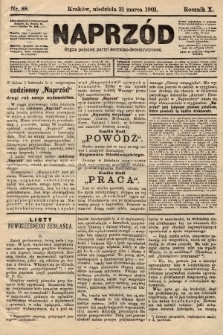 Naprzód : organ polskiej partyi socyalno-demokratycznej. 1901, nr 88