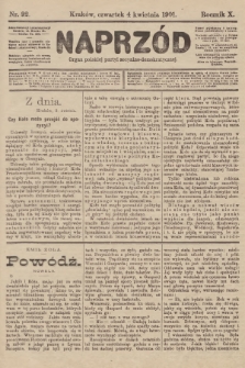 Naprzód : organ polskiej partyi socyalno-demokratycznej. 1901, nr 92