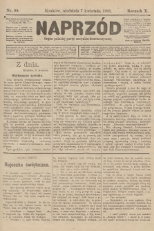 Naprzód : organ polskiej partyi socyalno-demokratycznej. 1901, nr 95