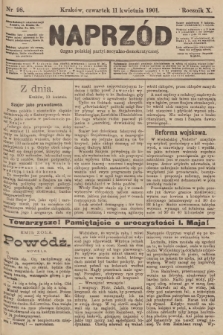 Naprzód : organ polskiej partyi socyalno-demokratycznej. 1901, nr 98