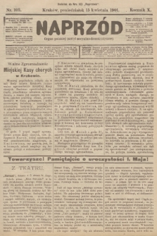 Naprzód : organ polskiej partyi socyalno-demokratycznej. 1901, nr 102