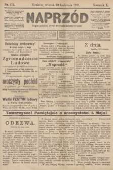 Naprzód : organ polskiej partyi socyalno-demokratycznej. 1901, nr 117