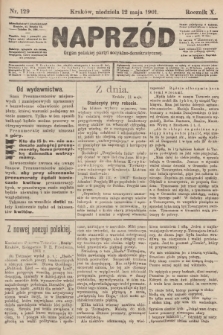 Naprzód : organ polskiej partyi socyalno-demokratycznej. 1901, nr 129