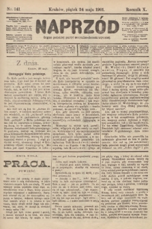 Naprzód : organ polskiej partyi socyalno-demokratycznej. 1901, nr 141