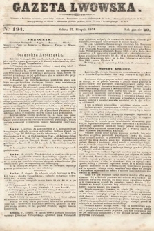 Gazeta Lwowska. 1851, nr 194