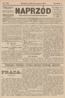 Naprzód : organ polskiej partyi socyalno-demokratycznej. 1901, nr 166