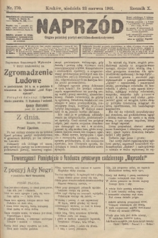 Naprzód : organ polskiej partyi socyalno-demokratycznej. 1901, nr 170