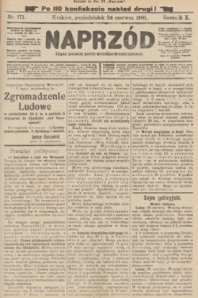 Naprzód : organ polskiej partyi socyalno-demokratycznej. 1901, nr 171 (po konfiskacie nakład drugi!)