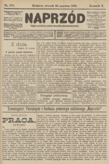 Naprzód : organ polskiej partyi socyalno-demokratycznej. 1901, nr 172