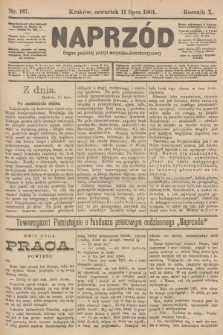 Naprzód : organ polskiej partyi socyalno-demokratycznej. 1901, nr 187