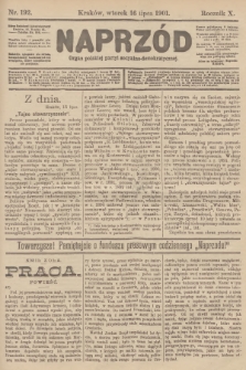 Naprzód : organ polskiej partyi socyalno-demokratycznej. 1901, nr 192