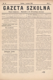 Gazeta Szkolna : pismo krytyczne. 1902, nr 16