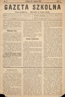 Gazeta Szkolna : pismo krytyczne. 1903, nr 2
