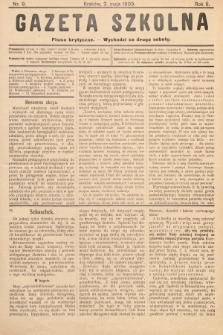 Gazeta Szkolna : pismo krytyczne. 1903, nr 9