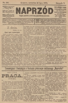 Naprzód : organ polskiej partyi socyalno-demokratycznej. 1901, nr 201