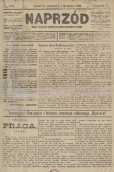 Naprzód : organ polskiej partyi socyalno-demokratycznej. 1901, nr 208