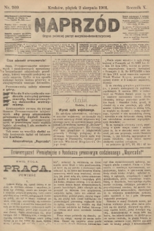 Naprzód : organ polskiej partyi socyalno-demokratycznej. 1901, nr 209