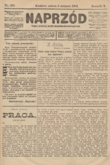 Naprzód : organ polskiej partyi socyalno-demokratycznej. 1901, nr 210