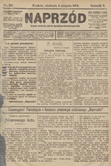 Naprzód : organ polskiej partyi socyalno-demokratycznej. 1901, nr 211
