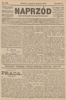 Naprzód : organ polskiej partyi socyalno-demokratycznej. 1901, nr 216