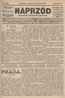 Naprzód : organ polskiej partyi socyalno-demokratycznej. 1901, nr 220