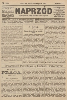 Naprzód : organ polskiej partyi socyalno-demokratycznej. 1901, nr 228