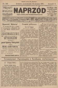 Naprzód : organ polskiej partyi socyalno-demokratycznej. 1901, nr 233