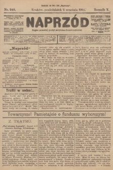 Naprzód : organ polskiej partyi socyalno-demokratycznej. 1901, nr 240