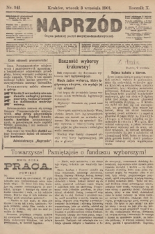 Naprzód : organ polskiej partyi socyalno-demokratycznej. 1901, nr 241