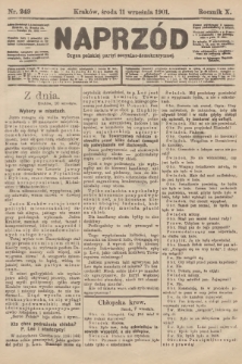 Naprzód : organ polskiej partyi socyalno-demokratycznej. 1901, nr 249