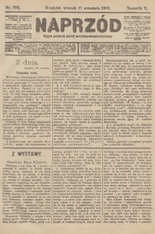 Naprzód : organ polskiej partyi socyalno-demokratycznej. 1901, nr 255