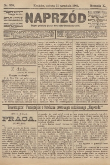 Naprzód : organ polskiej partyi socyalno-demokratycznej. 1901, nr 259