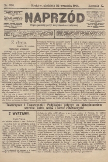 Naprzód : organ polskiej partyi socyalno-demokratycznej. 1901, nr 260