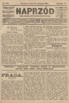 Naprzód : organ polskiej partyi socyalno-demokratycznej. 1901, nr 263