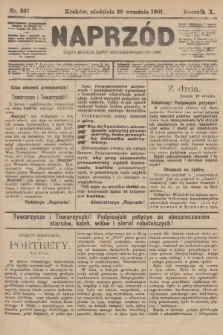 Naprzód : organ polskiej partyi socyalno-demokratycznej. 1901, nr 267
