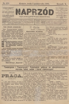 Naprzód : organ polskiej partyi socyalno-demokratycznej. 1901, nr 270