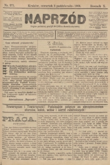 Naprzód : organ polskiej partyi socyalno-demokratycznej. 1901, nr 271