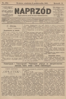 Naprzód : organ polskiej partyi socyalno-demokratycznej. 1901, nr 274