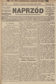 Naprzód : organ polskiej partyi socyalno-demokratycznej. 1901, nr 281 (po konfiskacie nakład drugi!)