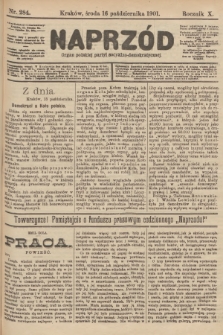 Naprzód : organ polskiej partyi socyalno-demokratycznej. 1901, nr 284