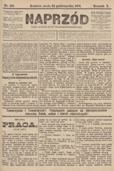 Naprzód : organ polskiej partyi socyalno-demokratycznej. 1901, nr 291