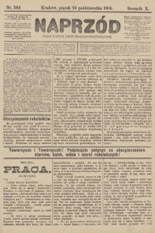 Naprzód : organ polskiej partyi socyalno-demokratycznej. 1901, nr 293