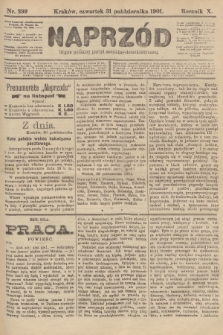 Naprzód : organ polskiej partyi socyalno-demokratycznej. 1901, nr 299