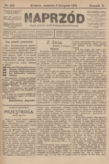 Naprzód : organ polskiej partyi socyalno-demokratycznej. 1901, nr 302