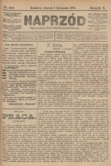 Naprzód : organ polskiej partyi socyalno-demokratycznej. 1901, nr 304